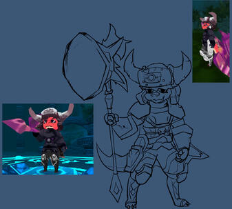 Rough Lineart || Krita