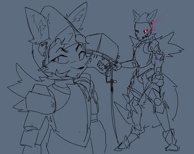 Rough sketch || Krita