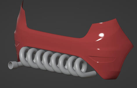 Single part || Axiom Ricer exhaust