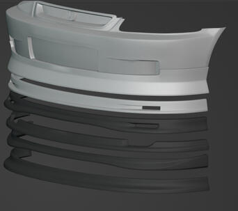 Single part || Various Civic front lips